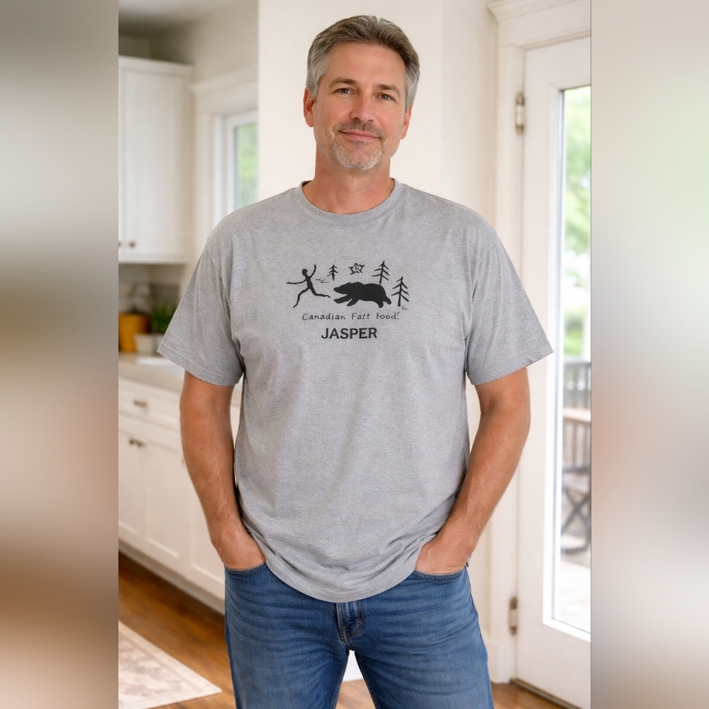 Mens Canadian Gast Food Jasper Soze 2XL Tshirt